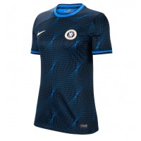 Camiseta Chelsea Romeo Lavia #45 Segunda Equipación Replica 2023-24 para mujer mangas cortas
